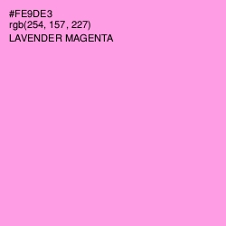 #FE9DE3 - Lavender Magenta Color Image
